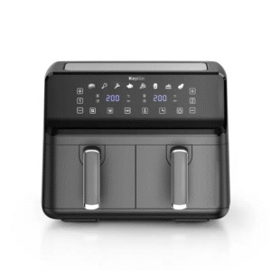 Keplin Dual Zone Air Fryer - Energy-Saving Cooker with 6 Cooking Functions - Extra-Large Capacity for Healthy Meals - Roast, Bake, Dehydrate, Crisp - Family Size ( 9 / 9.5 L )